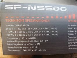 5 Kanal Verstärker fürs Auto