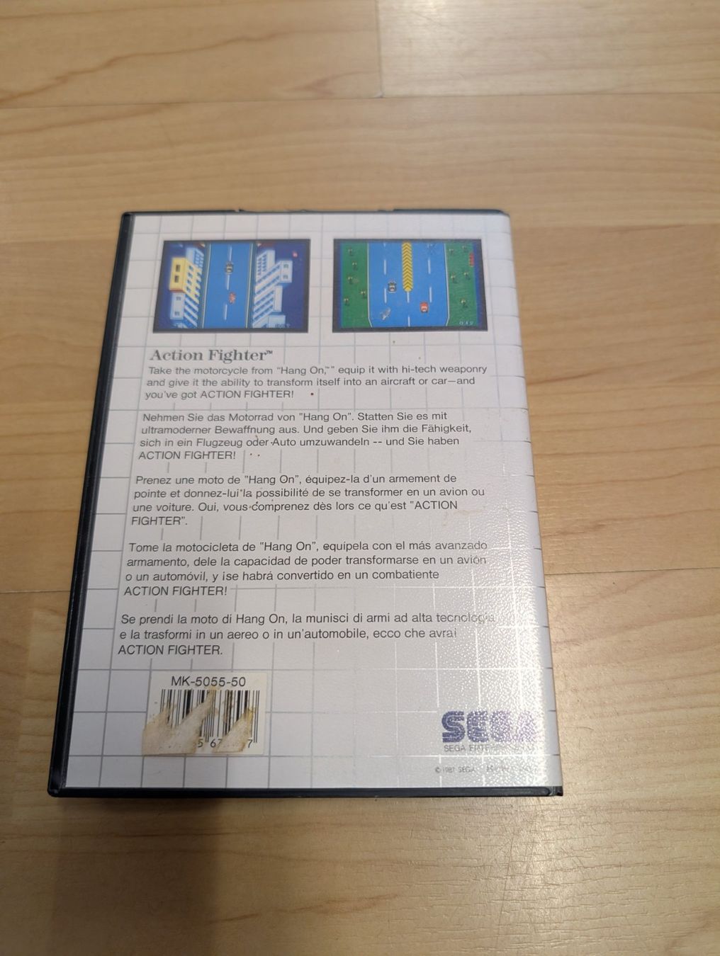 Giochi: Action fighter Sega master system – Usato da Giubiasco venduto da Ticinerd 1