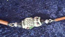 1 BOHO Armband mit UHU Surferstyle Silber S-M
