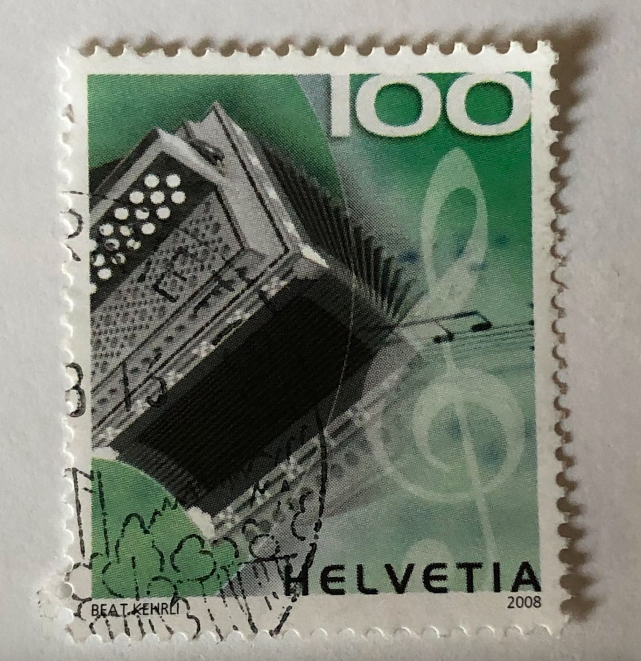 Tutti i francobolli: Nr.1268 Volksmusik GESTEMPELT 2008  – Usato da Aarau venduto da Billa007