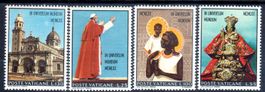 VATICAN IN UNIVERSUM MUNDUM MCMLXX 4 MARKEN ** POSTFRISCH **