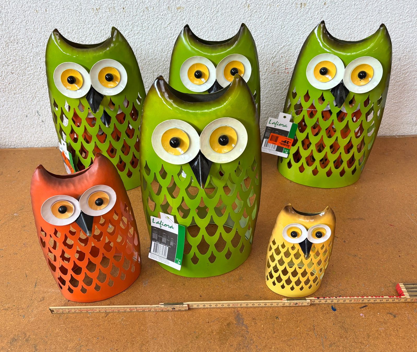 Tutte le decorazioni: Garten Deko Eulen 3er-Set aus Metall NEU – Nuovo (secondo la descrizione) da Aesch BL venduto da Pelikan 1