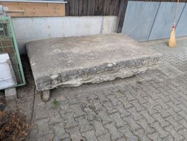 Mägenwiler Kalksteinplatte, für Garten 205cm x120cm x 20+cm