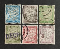 Frankreich ab 1893, Postage Due, LoT gestempelt
