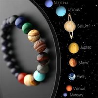 Bracelet pierre naturelle 8 planètes