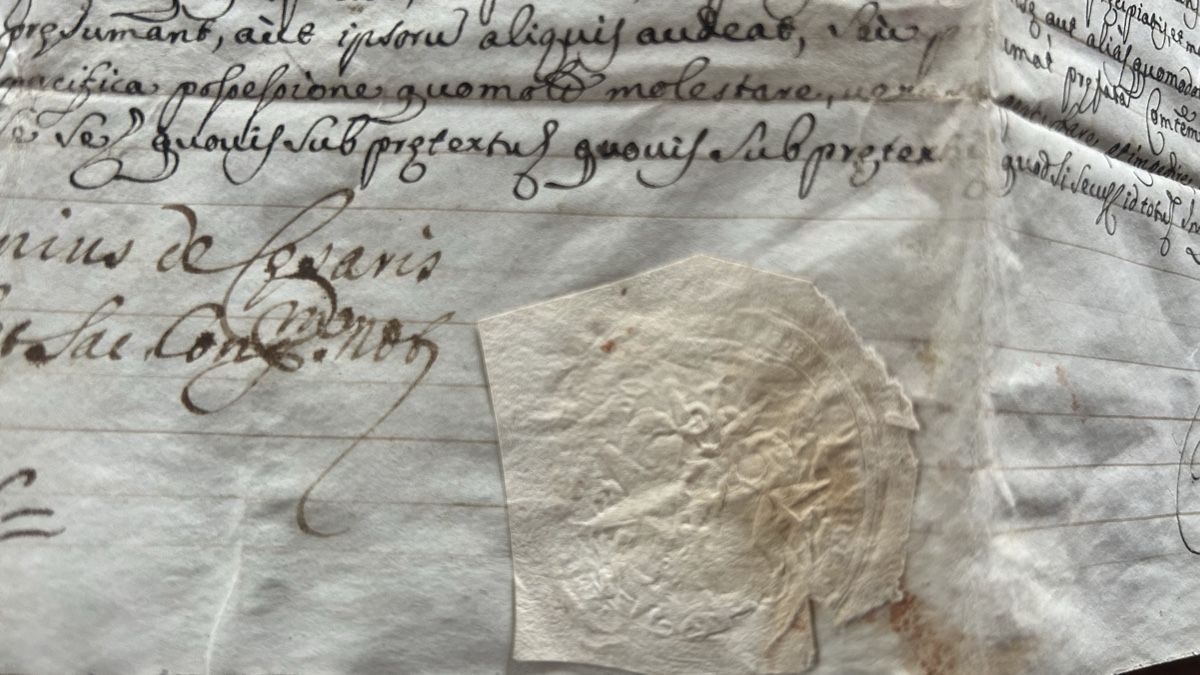 Dokumente: Pergament Handschrift Vertrag antik 18. Jh. – Gebraucht aus Riedholz von Frettchen63 1