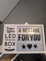 Vegas Light Message Box / Leuchttafel