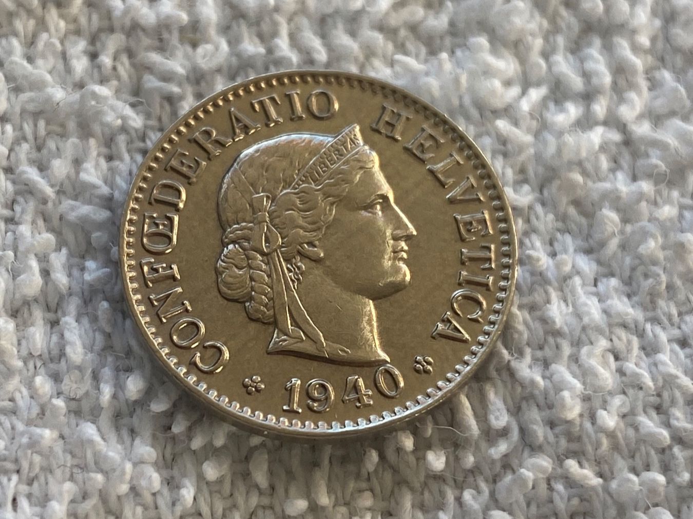Tutti le monete: 5 centimes/rappen 1940 – Usato da Nyon venduto da Ilmi09