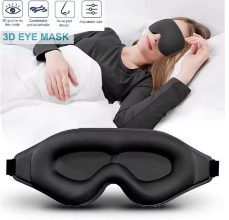 Altro in Cosmetici & Cura: Schlafmaske 3D Design schwarz – Nuovo e nell'imballaggio originale da Hohentannen venduto da TeamMagma