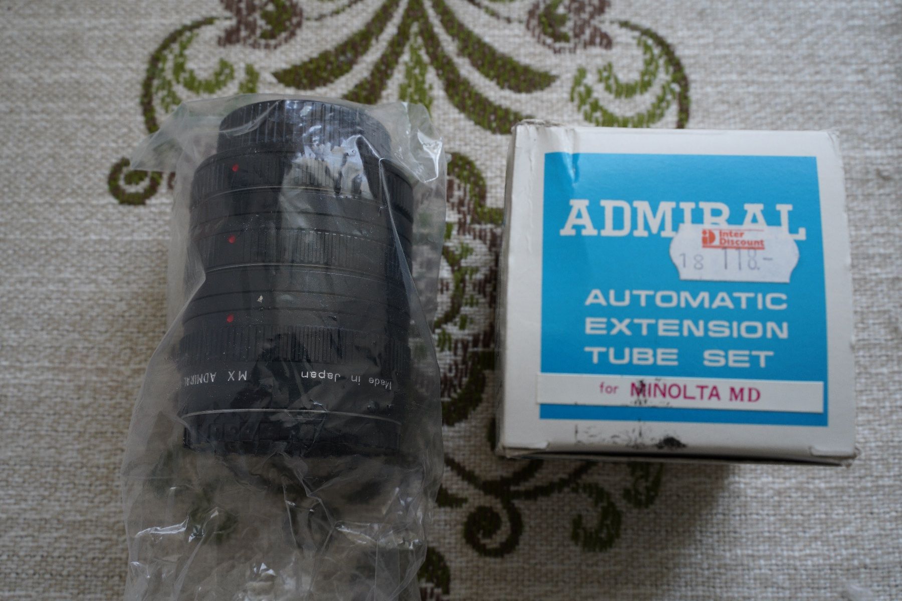 Adattatori foto: Admiral automatic extension tube set - NP 118CHF – Difettoso da Dagmersellen venduto da sim_zqh8