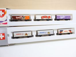 ARNOLD 6 x SBB Schokolade/Käse Wagen Set 0214/0237 - Top