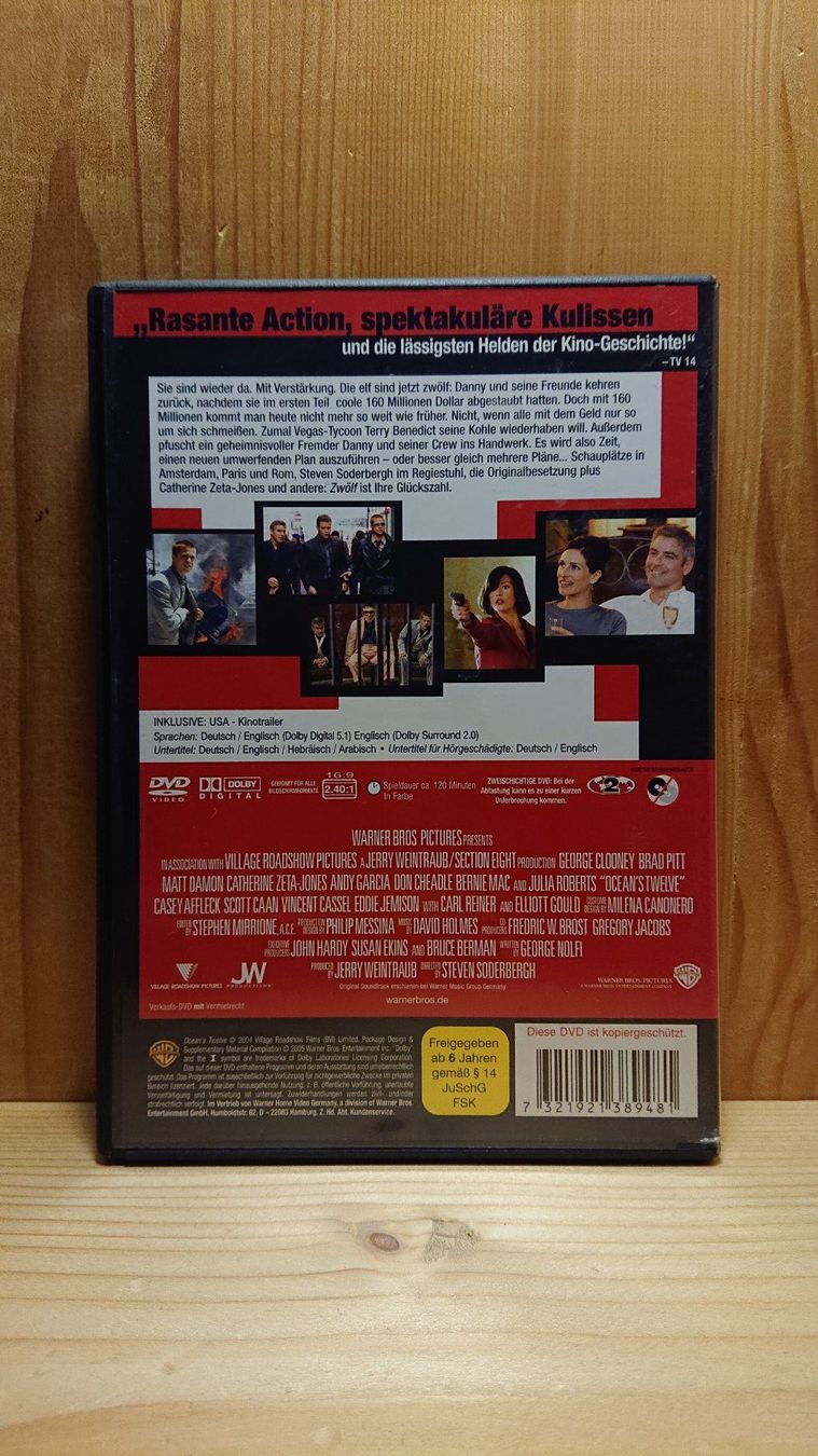 Tutti i DVDs: OCEAN'S 11, 12 und 13 auf DVD – Usato da Wilderswil venduto da Exebub 4