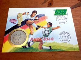 Münzbrief, Fussball WM 1994 in der USA.