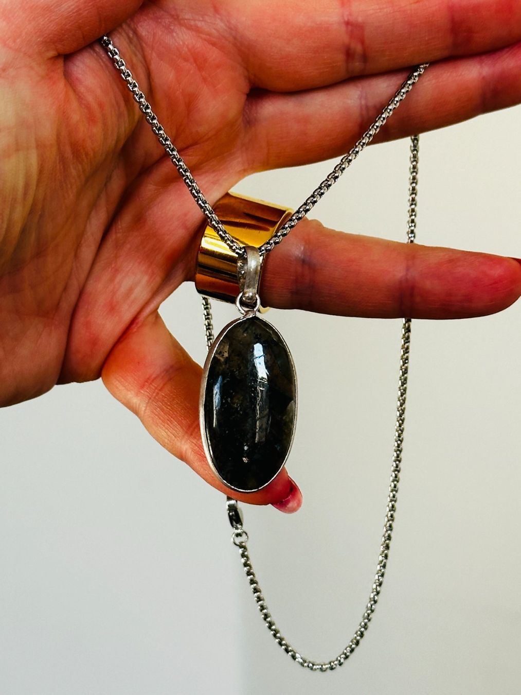 Catenine: Labradorite Gemstone Handmade Jewelry – Nuovo e nell'imballaggio originale da Genève venduto da AGBERG 7
