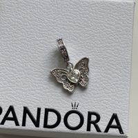 Pandora Herz Solitär Schmetterling Charms