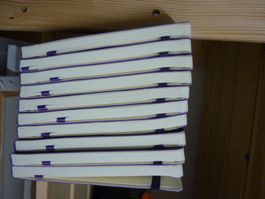 Schönes Notizbuch-Set - Lila - neuwertig - für Schule & Büro