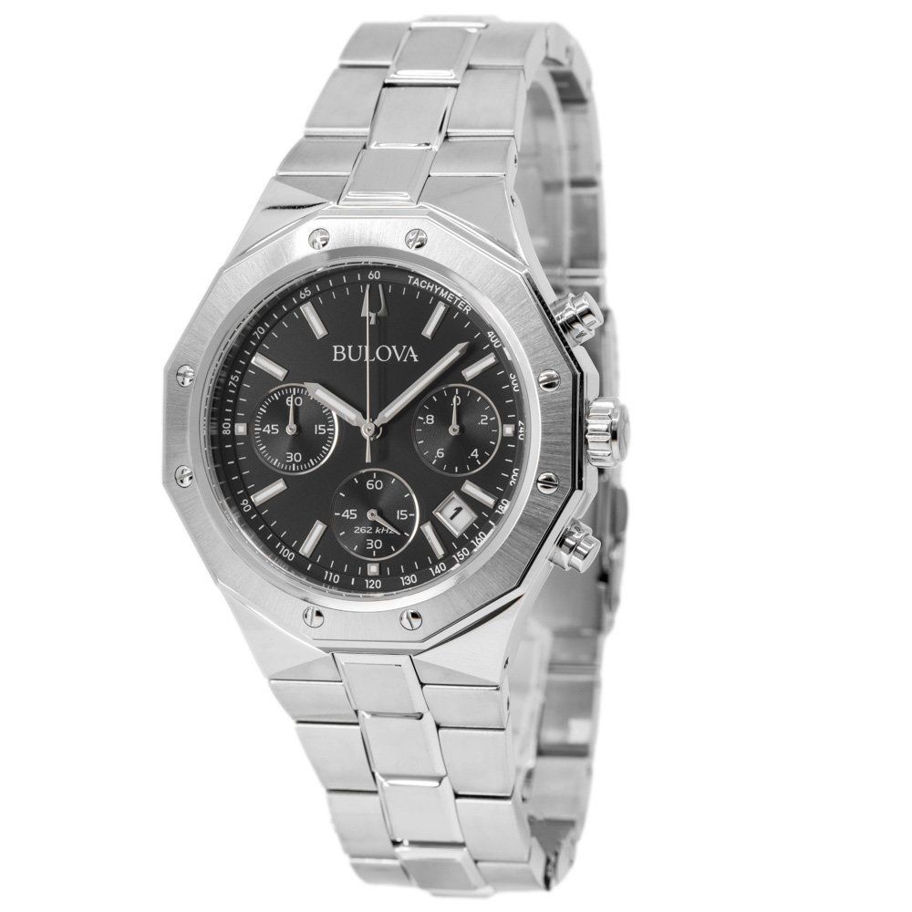 Bulova Orologi: Bulova Men's 96B410 Octagon Precisionist Quartz – Nuovo e nell'imballaggio originale da Schindellegi venduto da harveystore