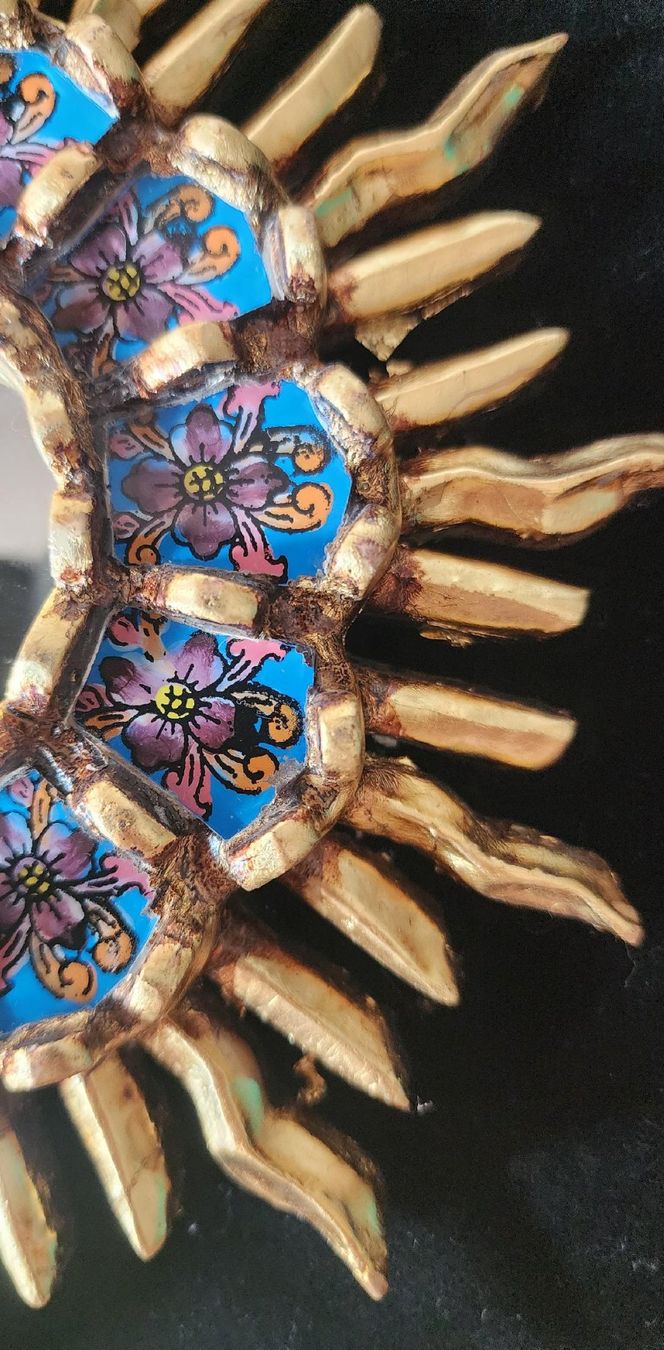 Specchi: wunderschöne Peruanischer Holz Spiegel Sonne , Neu – Nuovo (secondo la descrizione) da Zihlschlacht venduto da Glomex 1