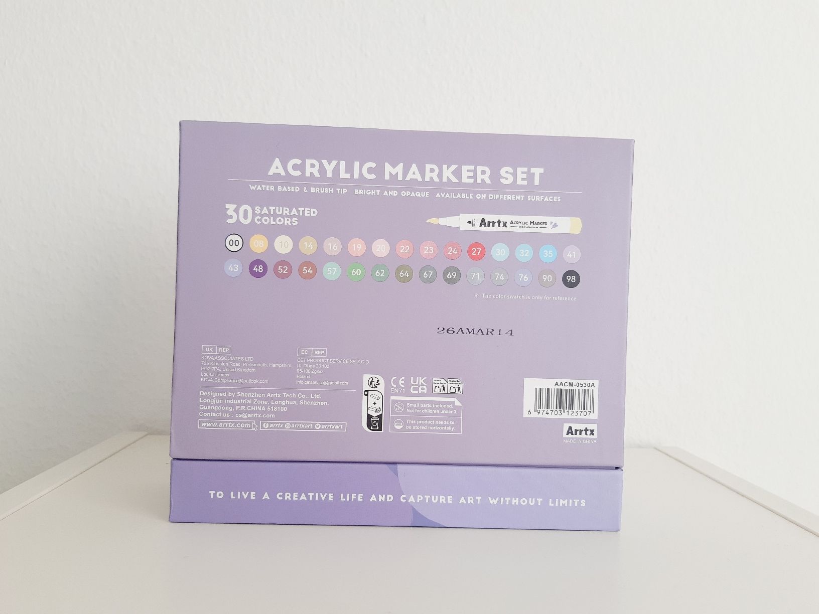 Penna & Evidenziatori: ARRTX Acrylic Marker Set 30x Farben – Nuovo (secondo la descrizione) da Winterthur venduto da Je. 1