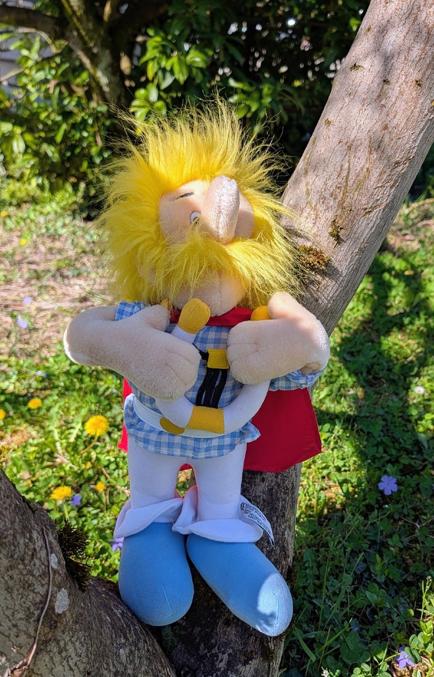 Giocattoli: Grosser Plüsch Troubadix, Comic- Asterix & Obelix – Usato da Nänikon venduto da Haexli_70 2