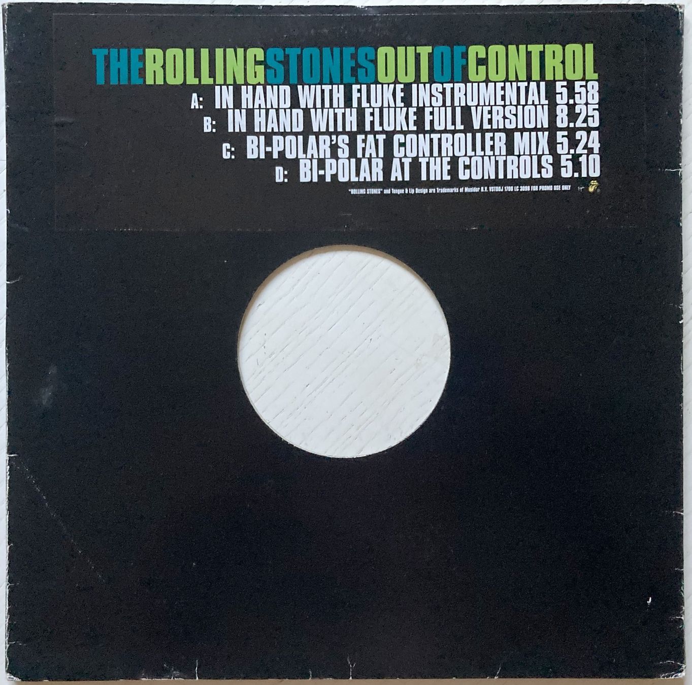Dischi in vinile: ROLLING STONES - OUT OF CONTROL – Usato da Bottens venduto da hotter-than-hell 2