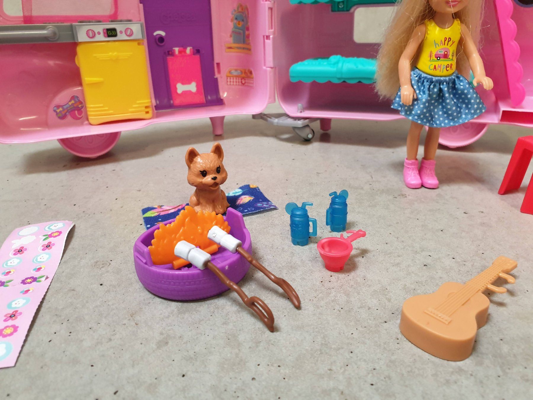 Bambole: Set Barbie, Chelsea Camper – Usato da Fribourg venduto da fripons 4