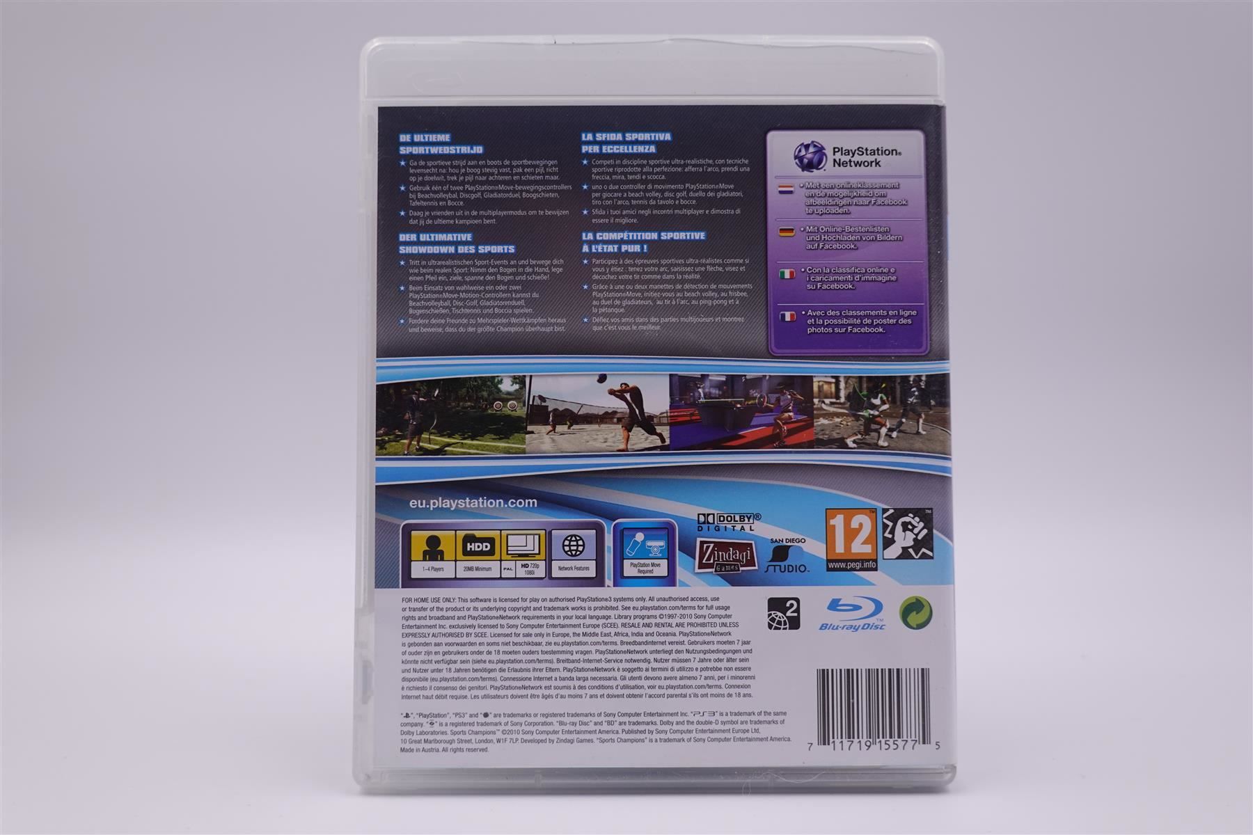 Sony Spiele: Sport Champions (PS3) – Gebraucht aus Herisau von ZelliZone 1