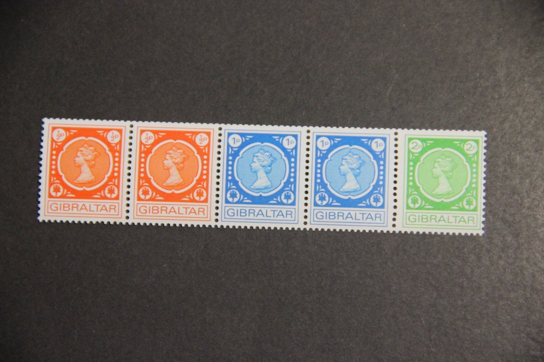 Alle Briefmarken: Gibraltar 1971 - Definitives ** – Neu (gemäss Beschreibung) aus Jona von Southafrica07