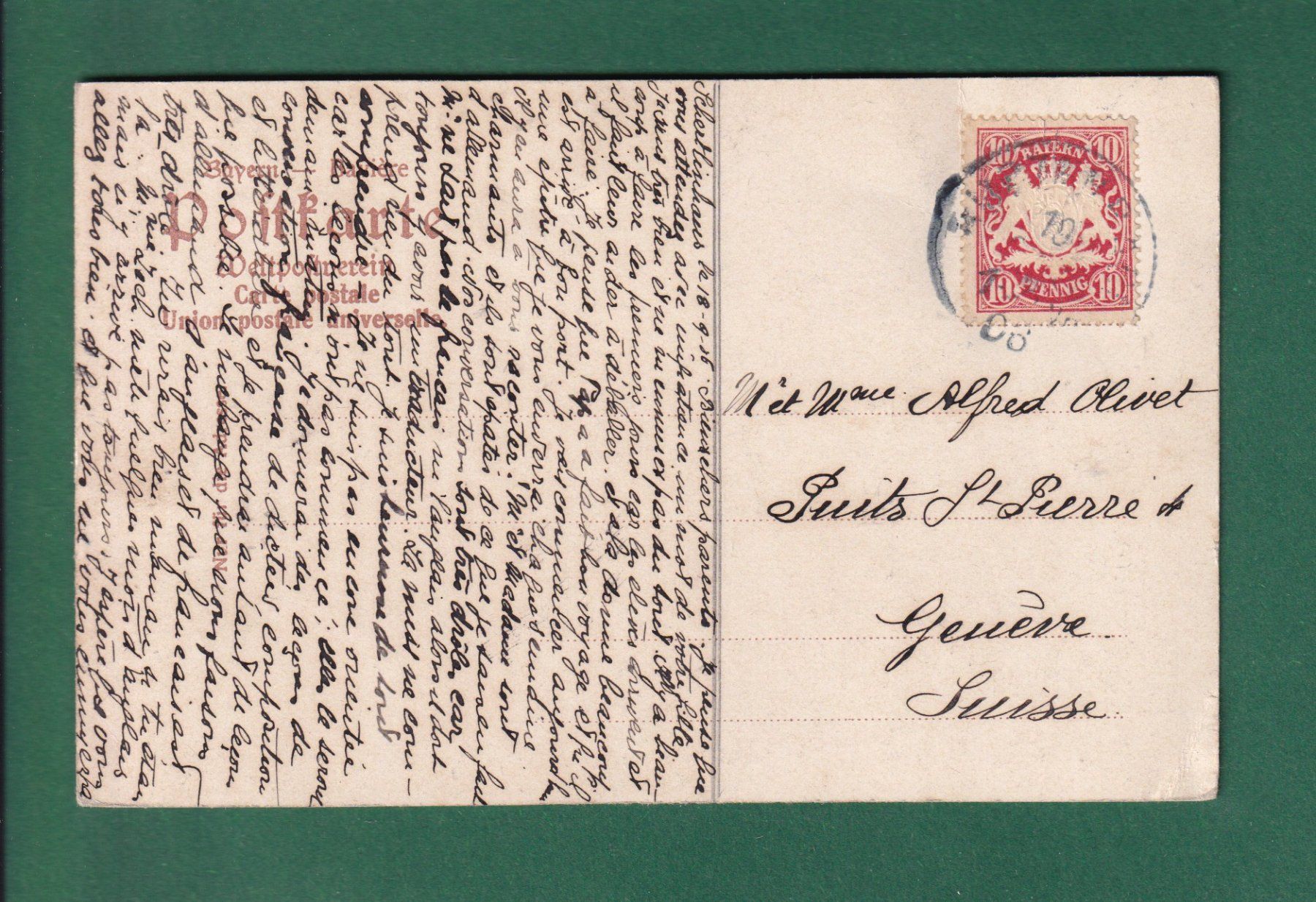 Cartes postales: MÜNCHEN - Justizpalast - 1906 // Eckbug // – D'occasion à Pully par nicecards-shop 1
