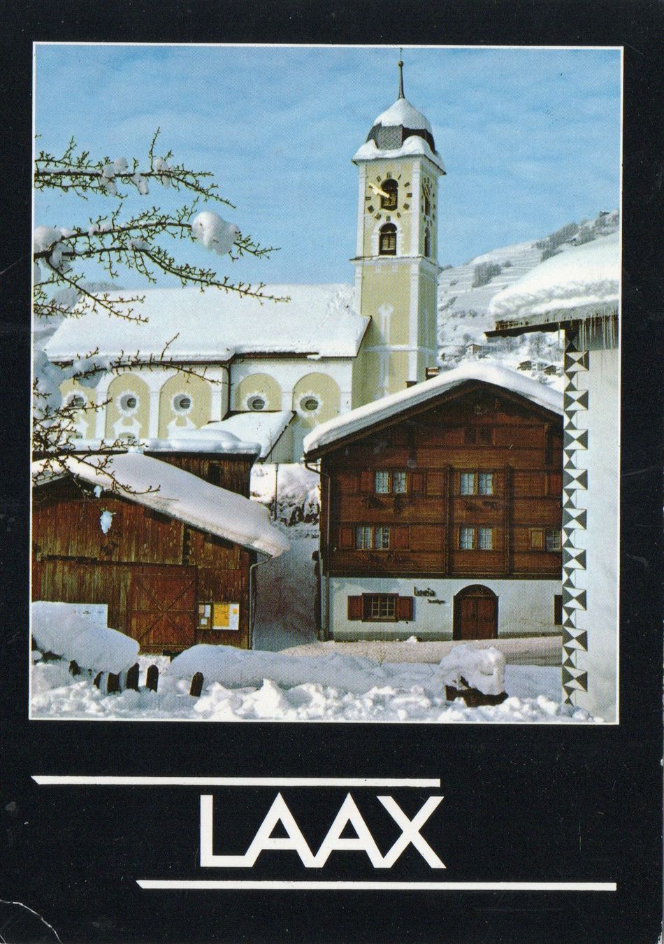 Ansichtskarten: Laax – Gebraucht aus Melano von pisonsdro
