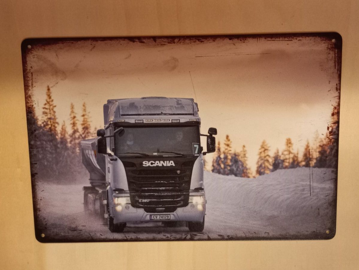 Scania Insegne: Scania LKW Blechschild – Nuovo (secondo la descrizione) da Alberswil venduto da mech350
