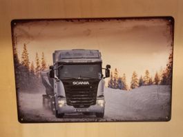 Scania LKW Blechschild