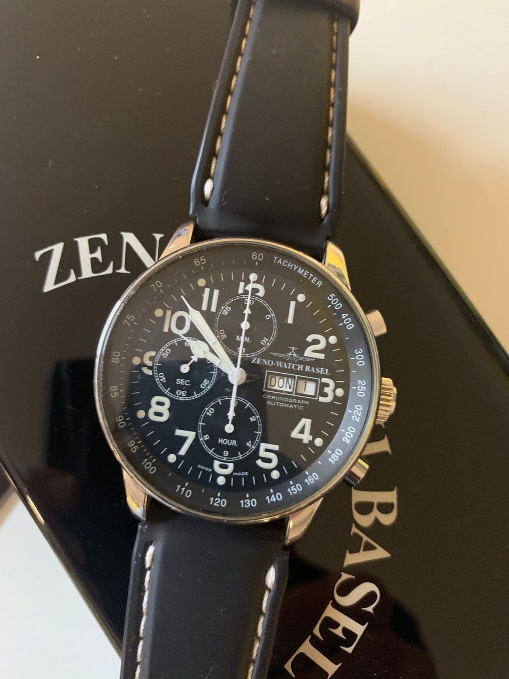 Zeno Orologi: Zeno-Watch X-Large Pilot Chronograph – Usato da Wängi venduto da Guni70 2