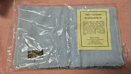 Pashmina azzurro JimArt