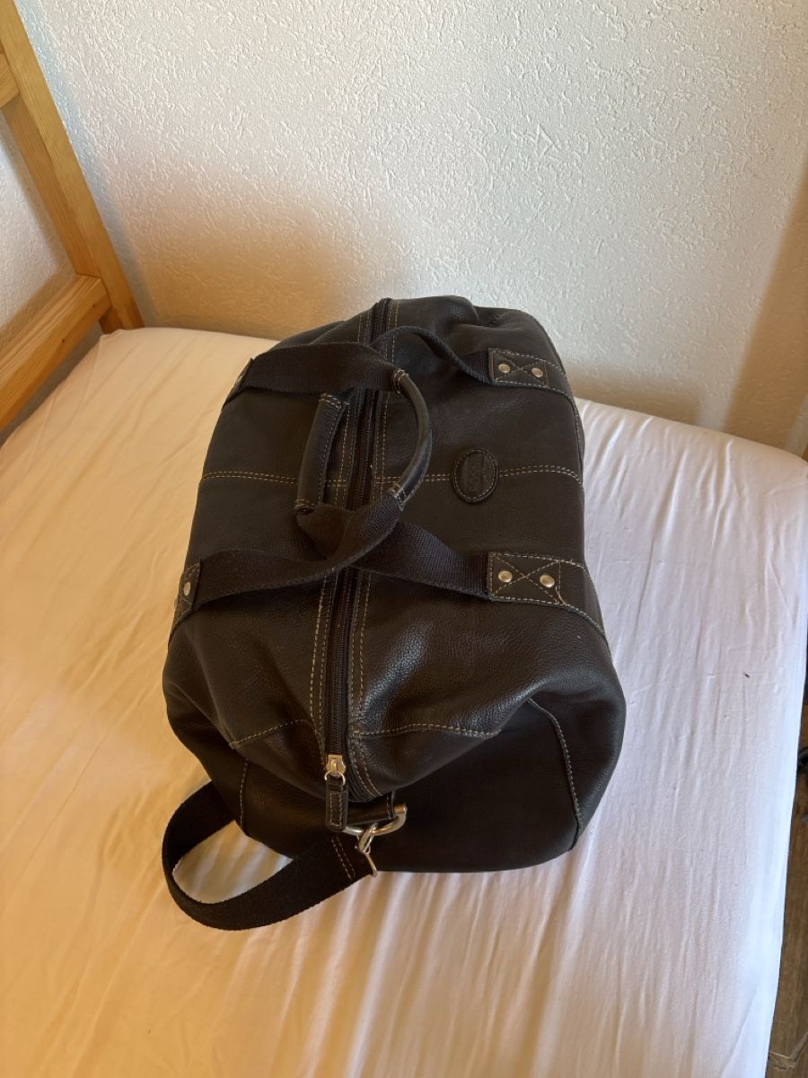 Fossil Borse: Fossil Weekender - schwarzes Leder - neuwertig – Nuovo (secondo la descrizione) da Mönchaltorf venduto da kristy_b