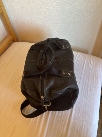 Fossil Weekender - schwarzes Leder - neuwertig