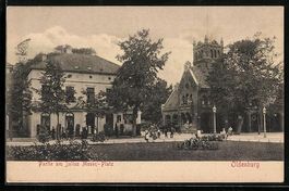 Oldenburg, Strasse am Julius Mosen-Platz