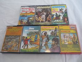 7x MC Kassetten Hörspiel Top Abenteuer Karl May Rar