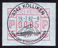 ATM 6_5742 KÖLLIKEN_19.7.82_Werbestempel K880__ERSTTAG !