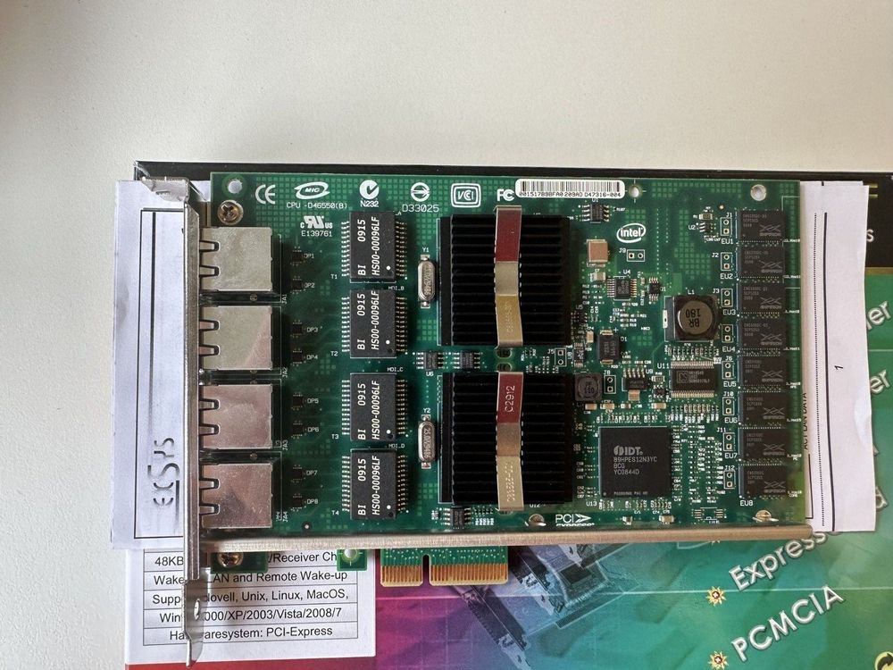 Intel PRO/1000 PT Quad Port (Gebraucht) in für CHF 48 – mit Lieferung ...