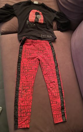 Bluse mit Hose