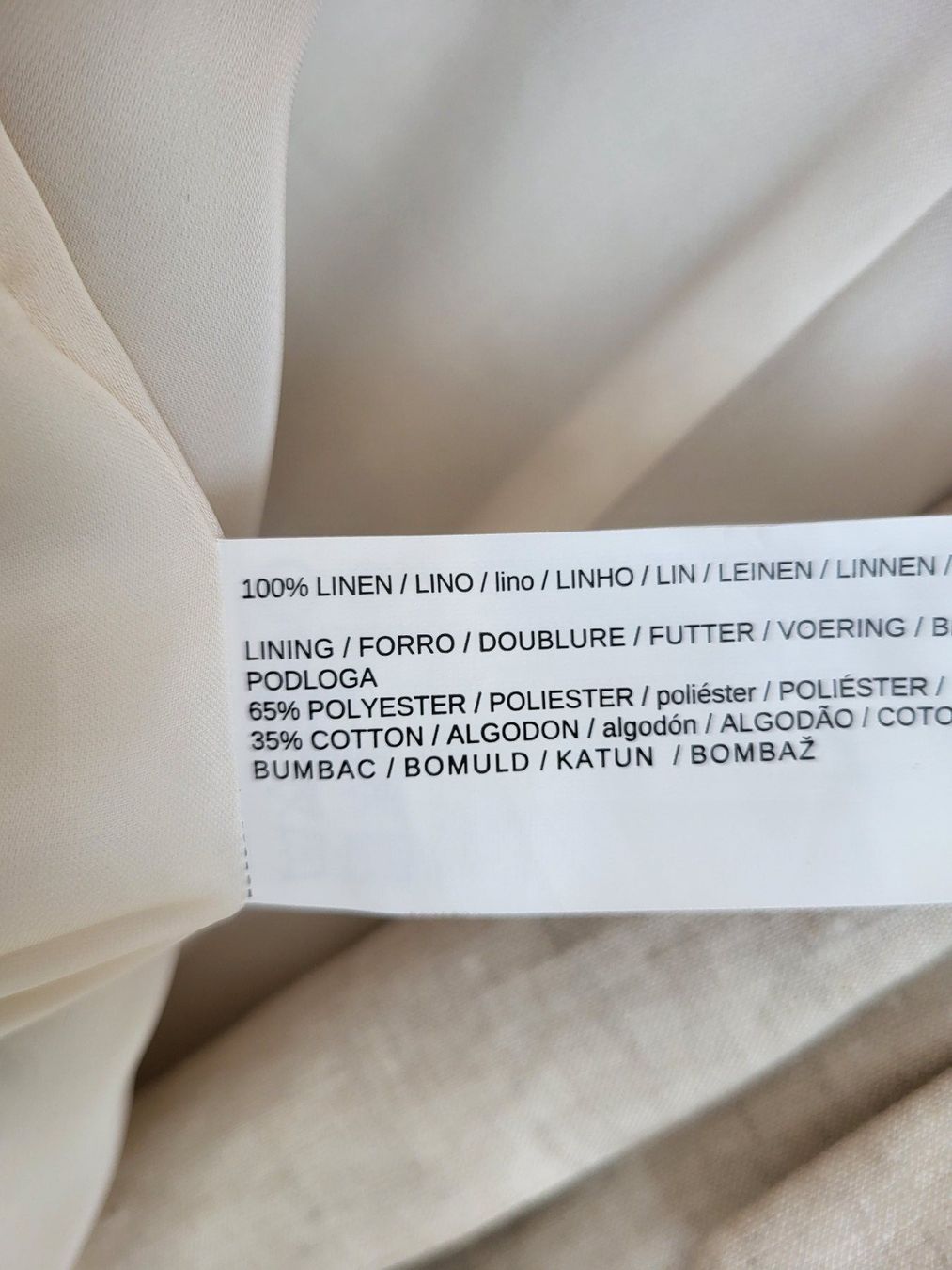 Mango Completi & Tailleur: Mango Damen Blazer&Kleid, Gr. M - beige, 100% Leinen – Usato da Baar venduto da clar6 5