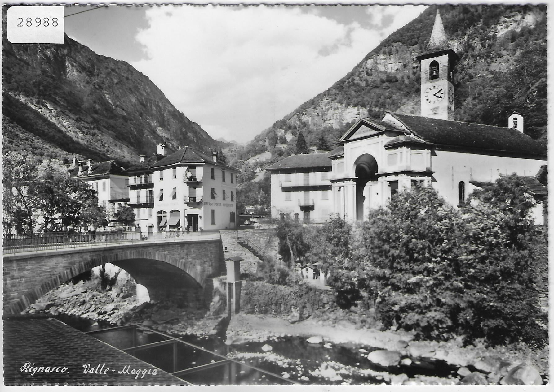 Cartoline postali: Bignasco - Valle Maggia – Usato da Ettingen venduto da Kartenplanet