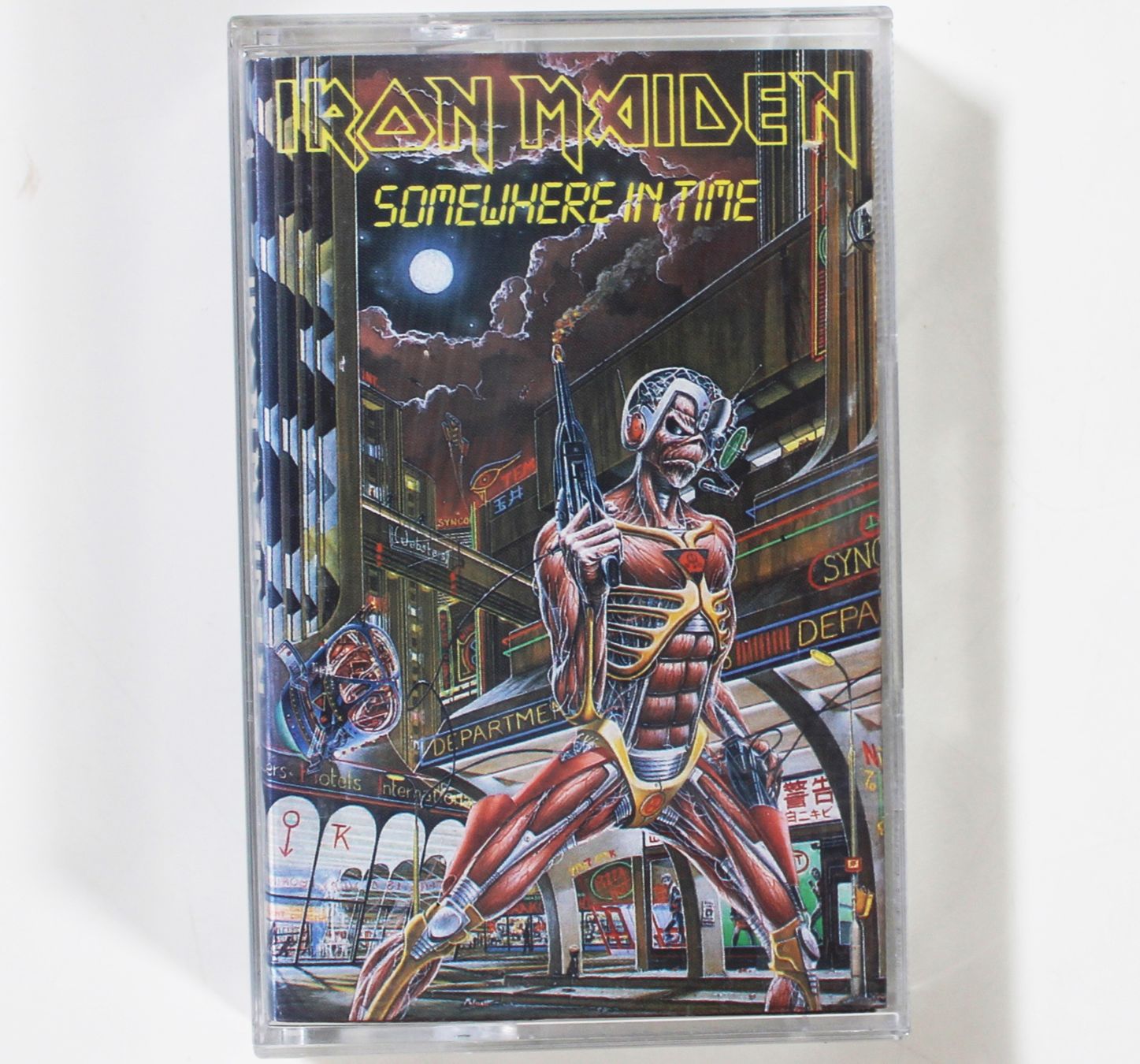 Musicassette: IRON MAIDEN - SOMEWHERE IN TIME 1986 - England – Usato da Brüttisellen venduto da Collector-Corner