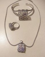 Set mit losen eingelegten Edelsteinen. Ringgröße 53 (17mm),
