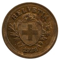 Schweiz / Suisse - 1 Rappen - 1938 - UNZ