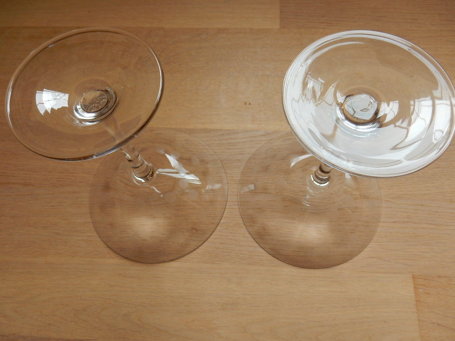 Ikea Bicchieri: 2 Gläser - Cocktailgläser mit Punkten von ikea Glas – Difettoso da Jona venduto da simongarden 6
