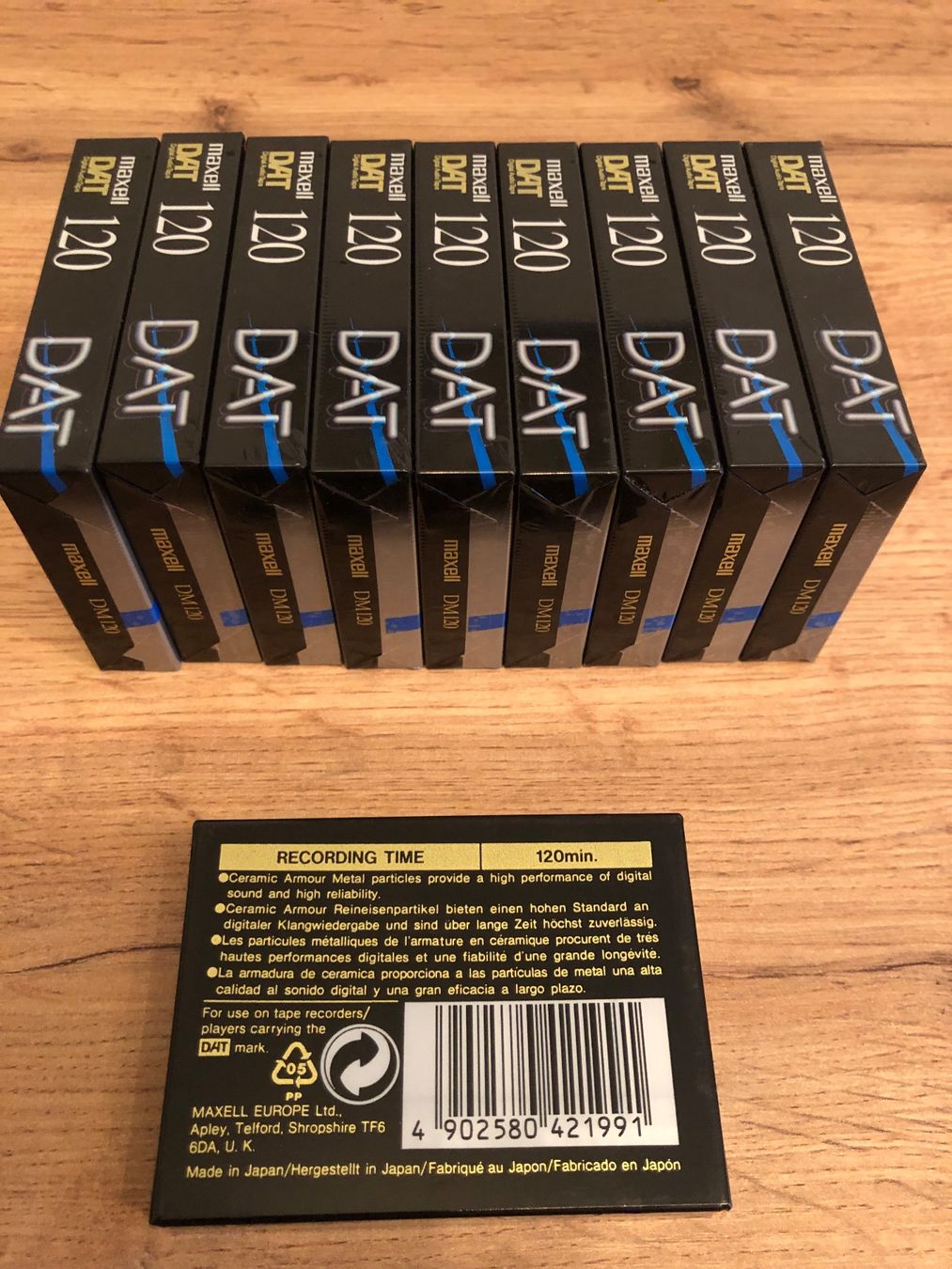 Musicassette: DAT-Kassetten Maxell DM 120 Neu – Nuovo e nell'imballaggio originale da Münchenstein venduto da Lexa-70 1