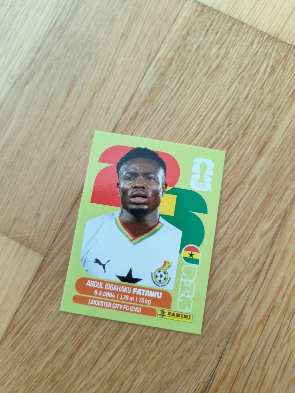 Panini Carte collezionabili: Panini WM 2026, GHA 9, Fatawu – Usato da Aarburg venduto da gloeckgloeck