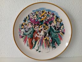 ZIEGLER SCHAFFHAUSEN Assiette murale / Wandteller G. Spörri